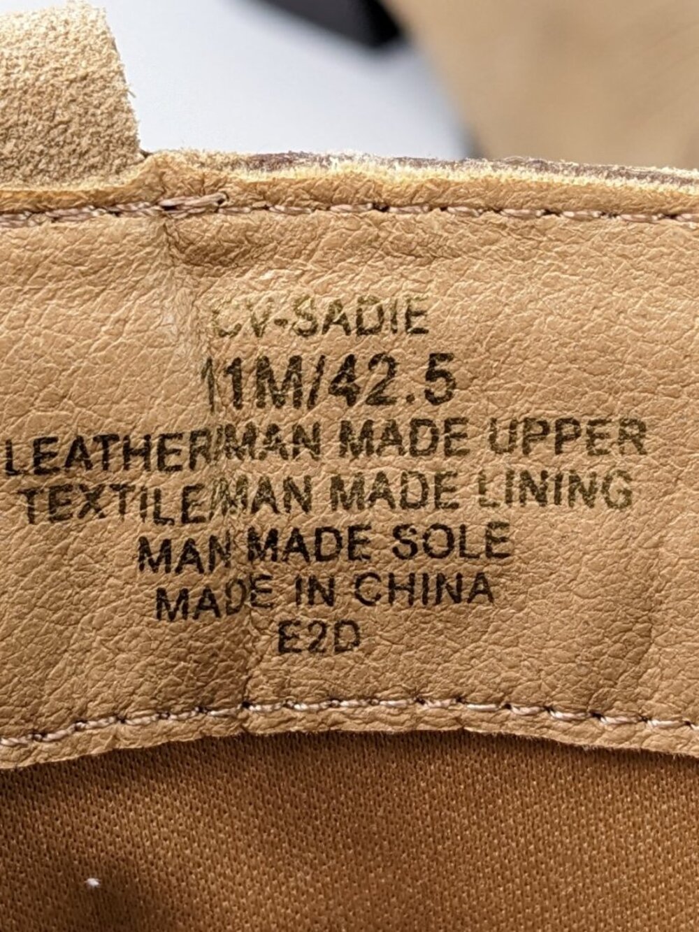 Crown Vintage Sadie Western Cowboy Boots Tan Leather Womens 11 - Picture 6 of 7